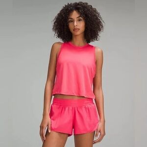 Lululemon Ultralight Waist Length Tank Top in Lipgloss Pink, size 12